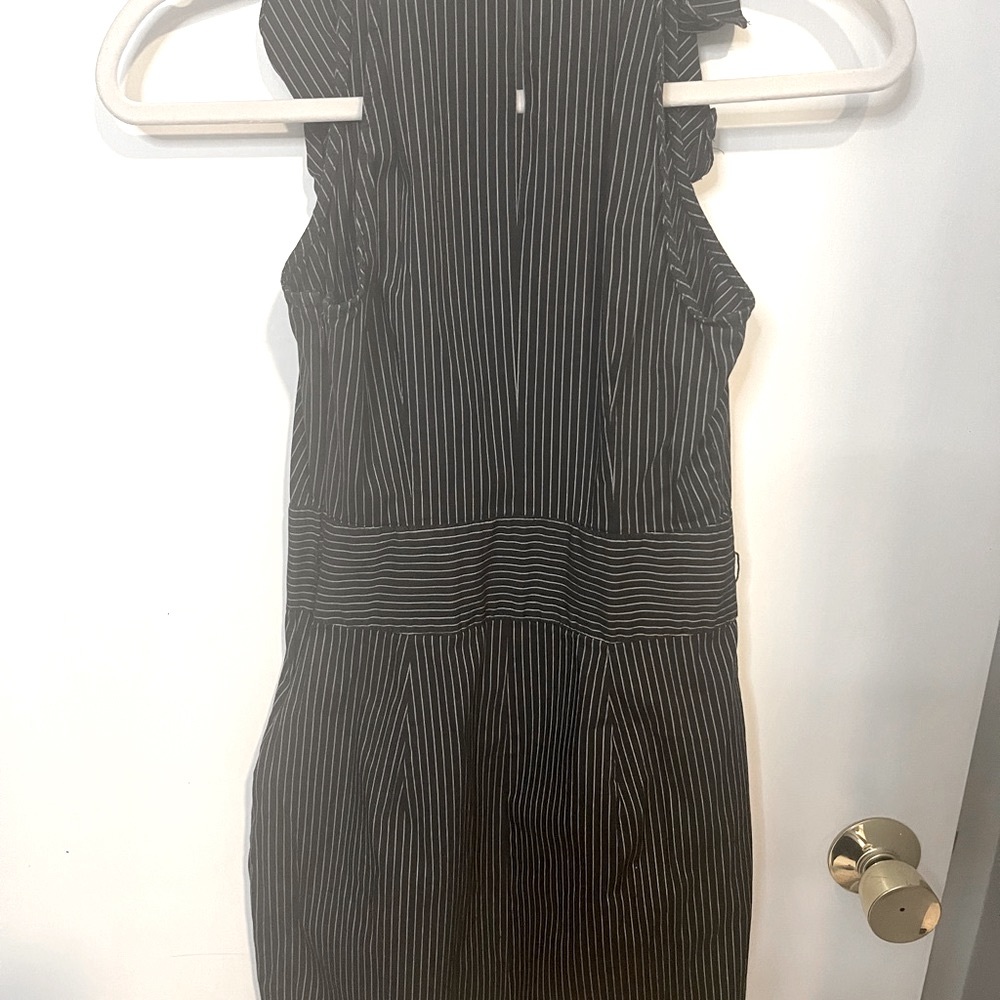 Express Design Studio Ruffle Front Button Shirt D… - image 3